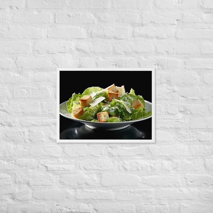 Caesar Salad Framed poster 🤤 from Yumify.AI