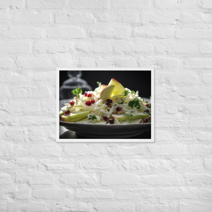 Modern Twist on Waldorf Salad Framed poster 🤤 from Yumify.AI