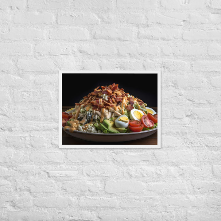 Loaded Cobb salad Framed poster 🤤 from Yumify.AI