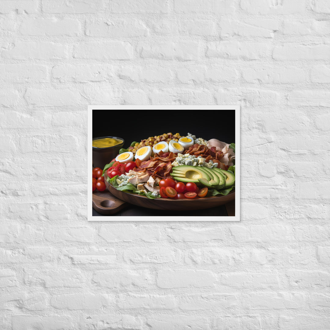 Loaded Cobb salad Framed poster 🤤 from Yumify.AI