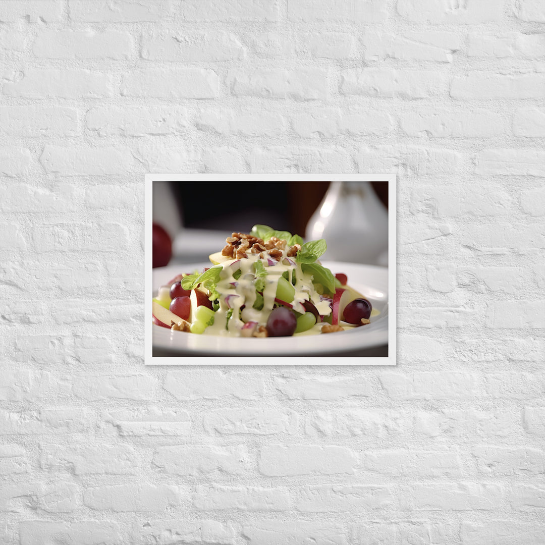 Crispy Waldorf Salad Framed poster 🤤 from Yumify.AI