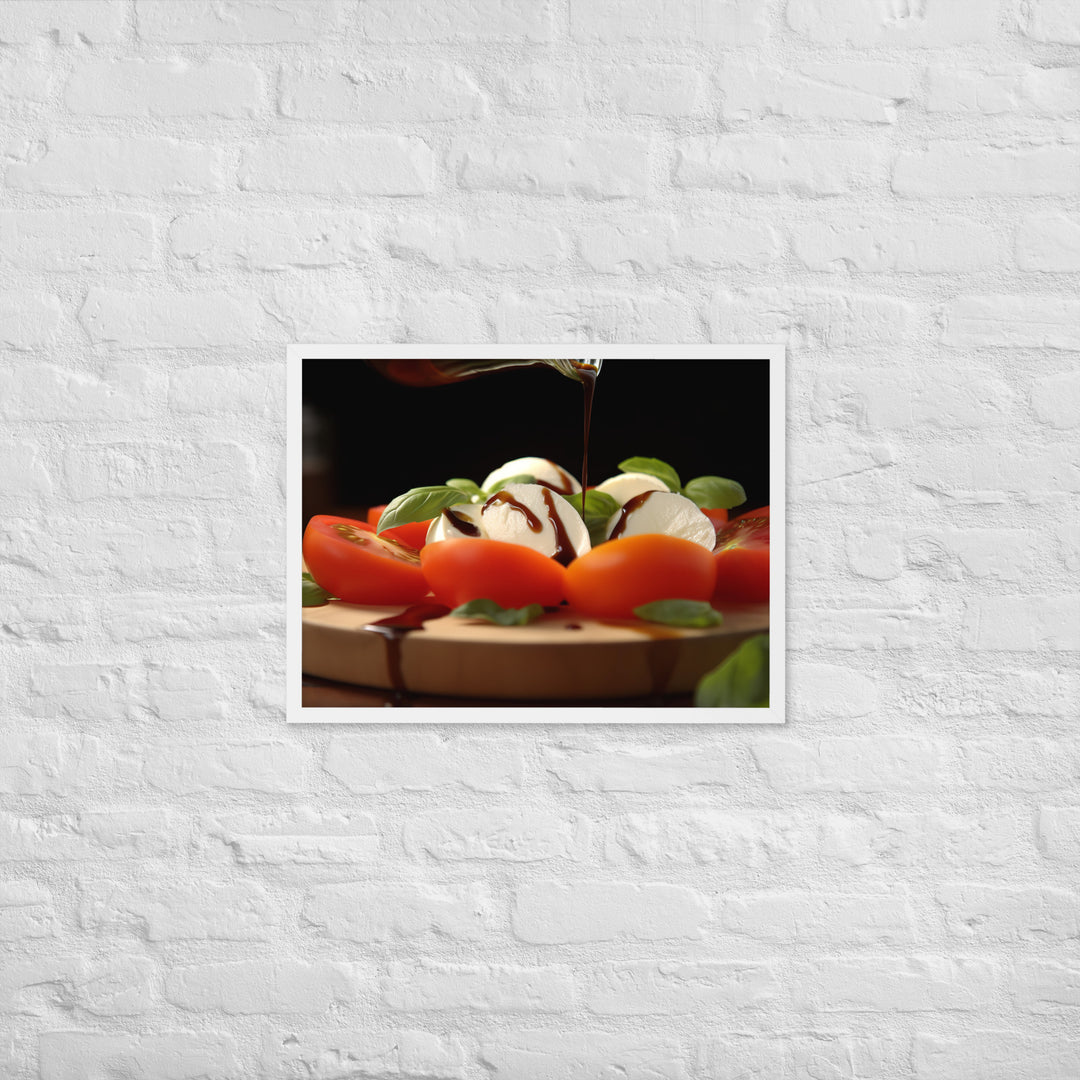 Caprese Salad Framed poster 🤤 from Yumify.AI