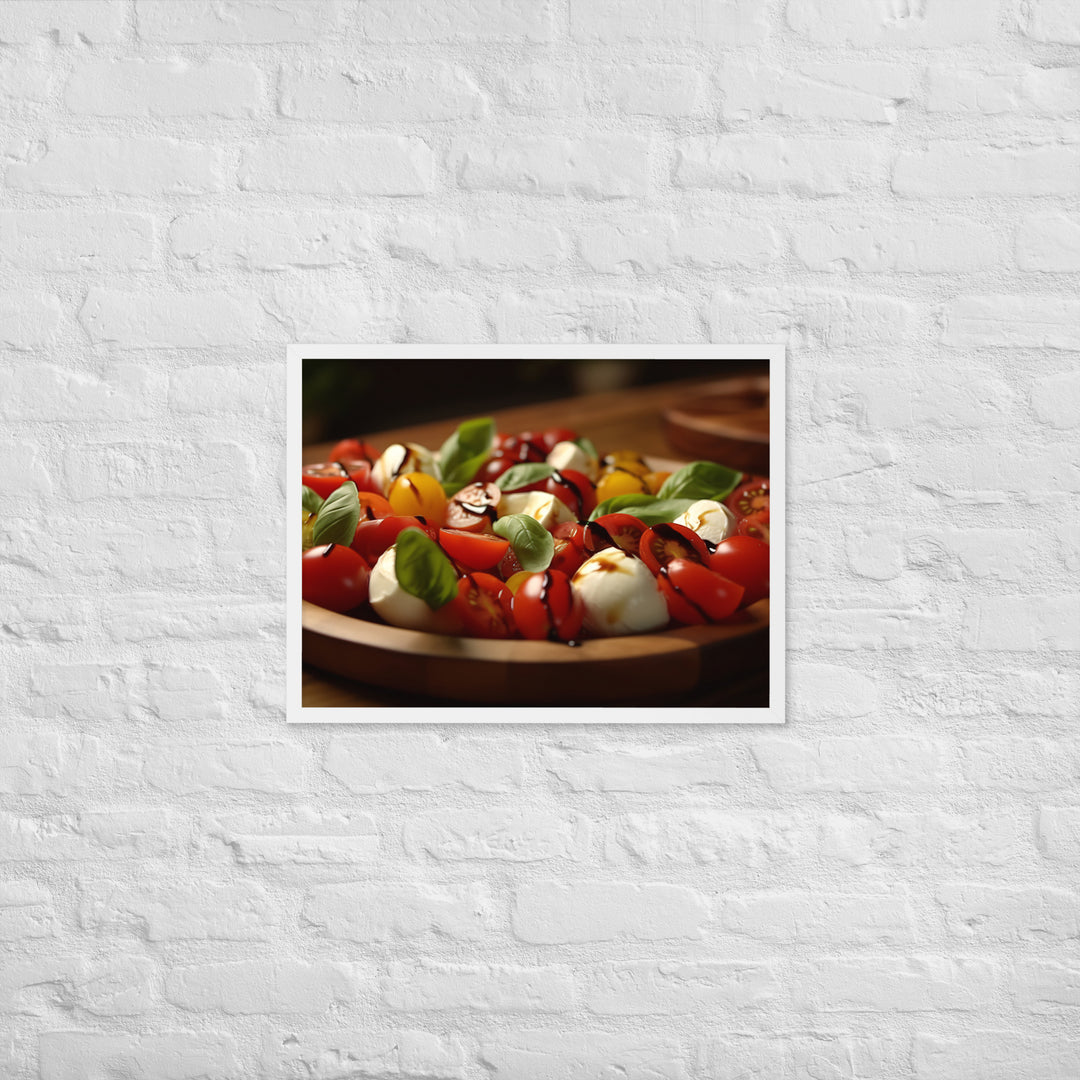 Caprese Salad Framed poster 🤤 from Yumify.AI