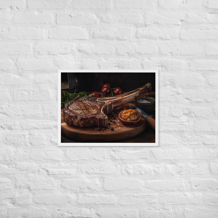 Tomahawk Ribeye Framed poster 🤤 from Yumify.AI