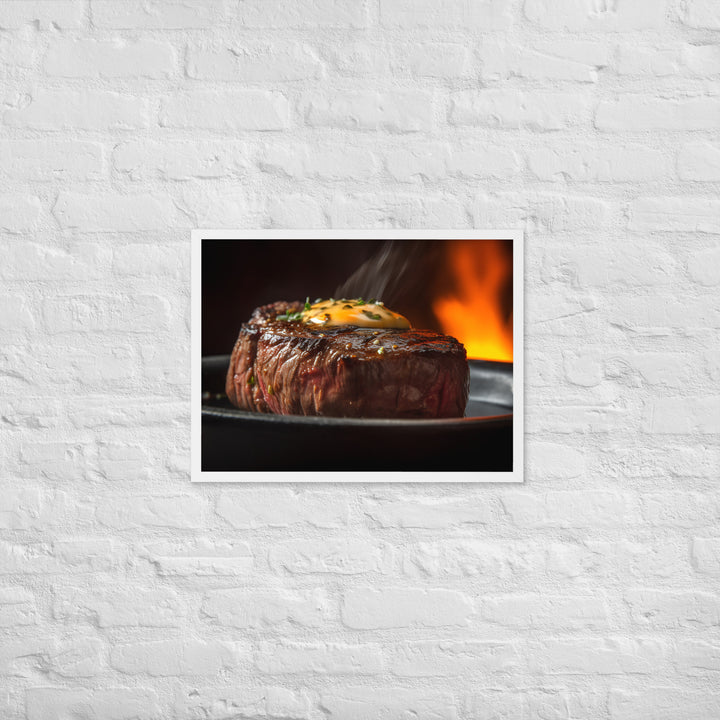 Sizzling Filet Mignon Framed poster 🤤 from Yumify.AI