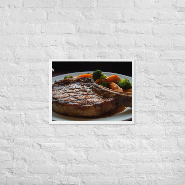 Grilled Ribeye Framed poster 🤤 from Yumify.AI