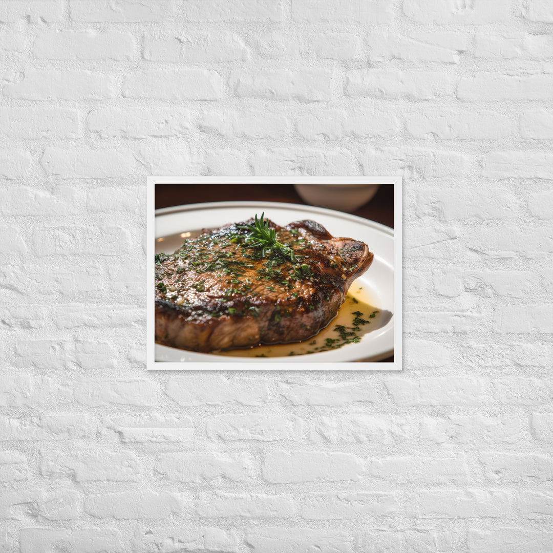 Butter Basted Ribeye Framed poster 🤤 from Yumify.AI