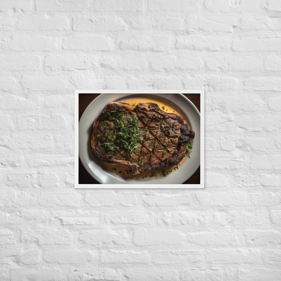 Butter Basted Ribeye Framed poster 🤤 from Yumify.AI