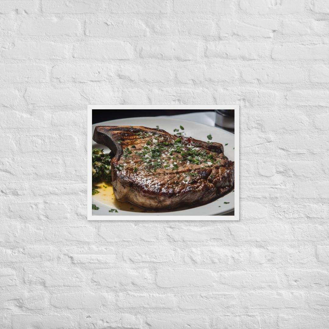 Butter Basted Ribeye Framed poster 🤤 from Yumify.AI