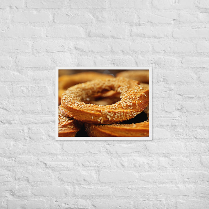 Simit Framed poster 🤤 from Yumify.AI