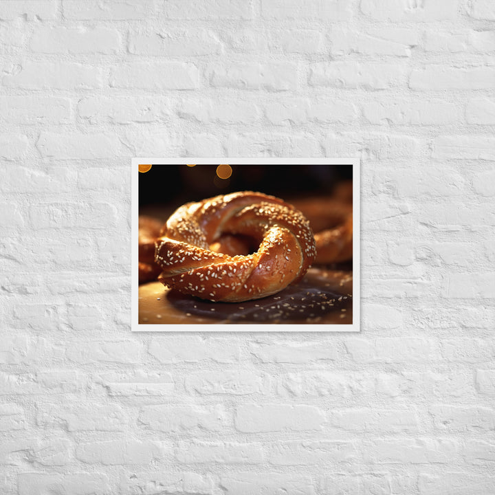 Simit Framed poster 🤤 from Yumify.AI