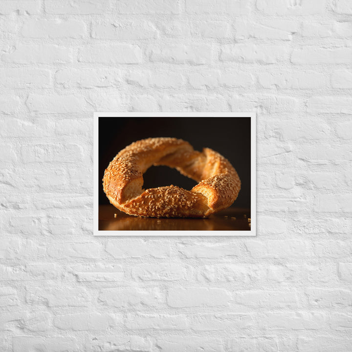 Simit Framed poster 🤤 from Yumify.AI