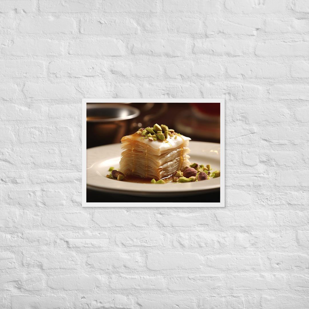 Baklava Framed poster 🤤 from Yumify.AI