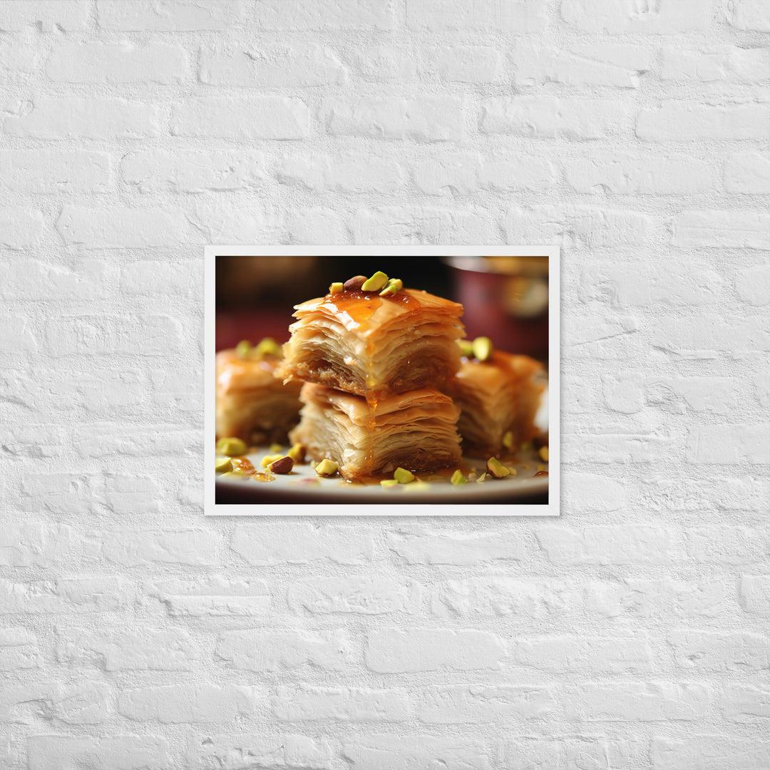 Baklava Framed poster 🤤 from Yumify.AI