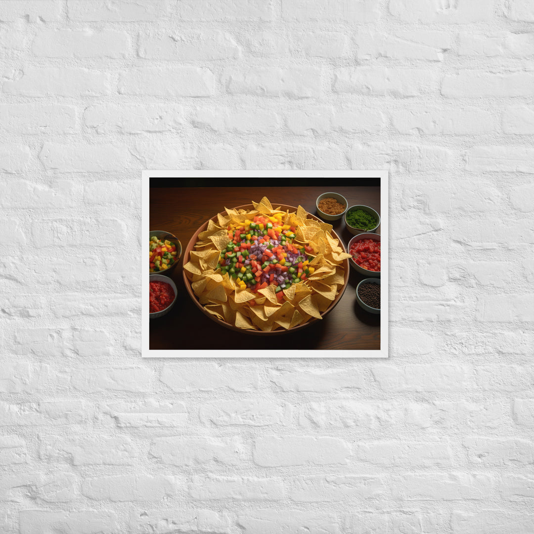 Party Perfect Chips and Salsa Framed poster 🤤 from Yumify.AI