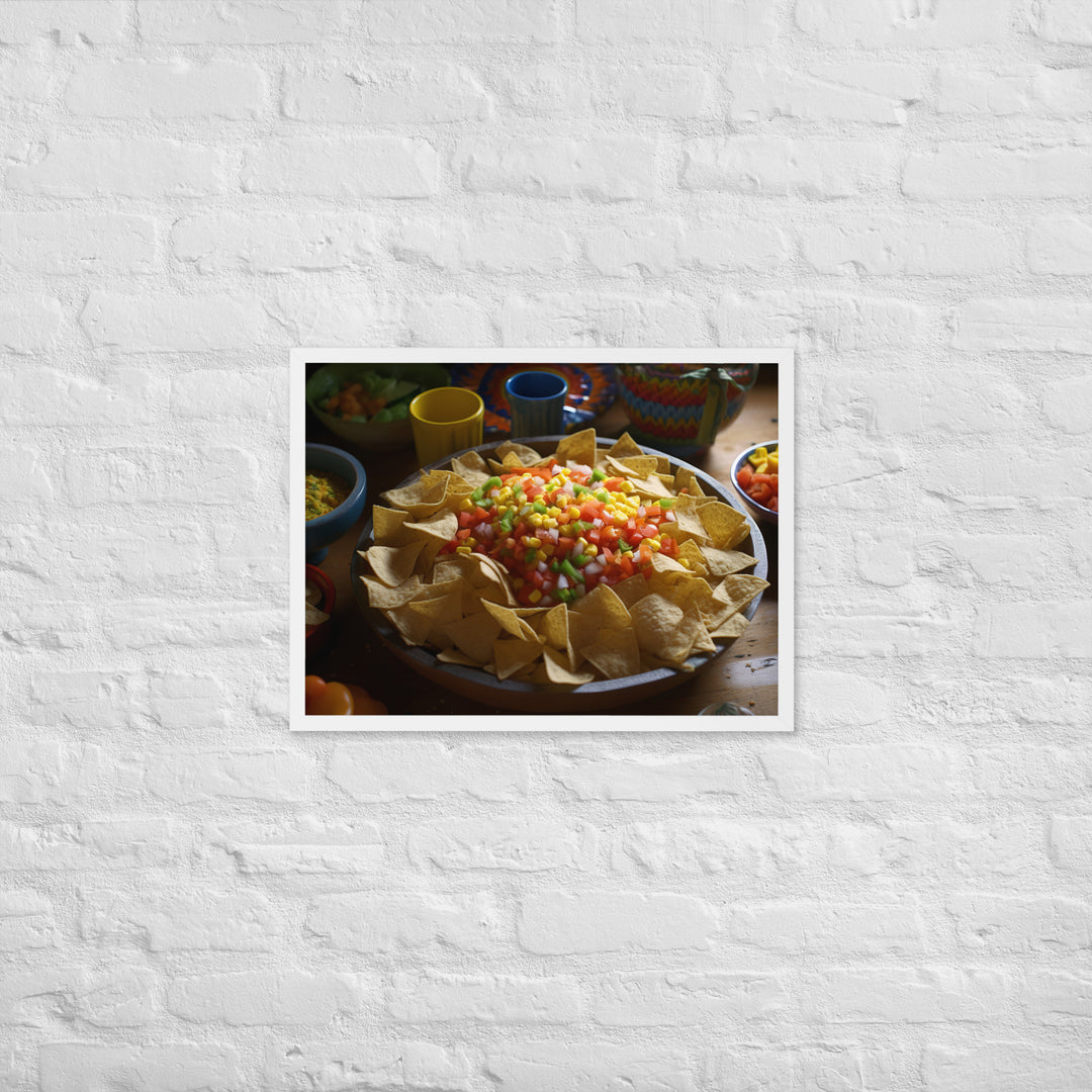 Party Perfect Chips and Salsa Framed poster 🤤 from Yumify.AI