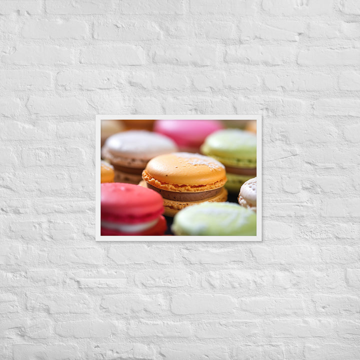 Macarons Framed poster 🤤 from Yumify.AI