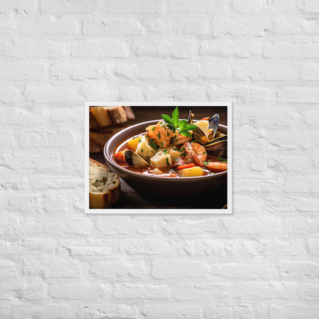 Bouillabaisse Framed poster 🤤 from Yumify.AI