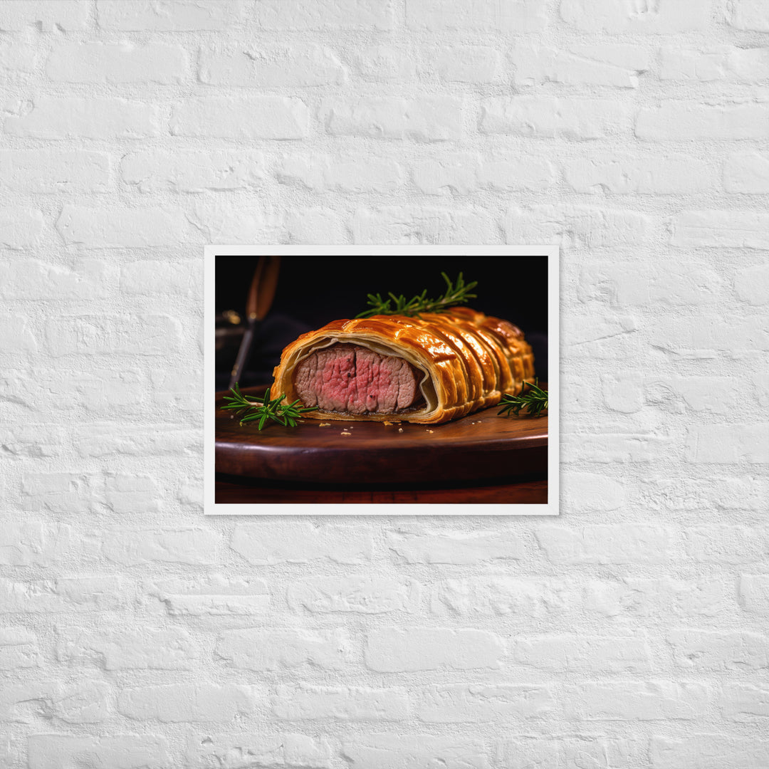 Beef Wellington Framed poster 🤤 from Yumify.AI