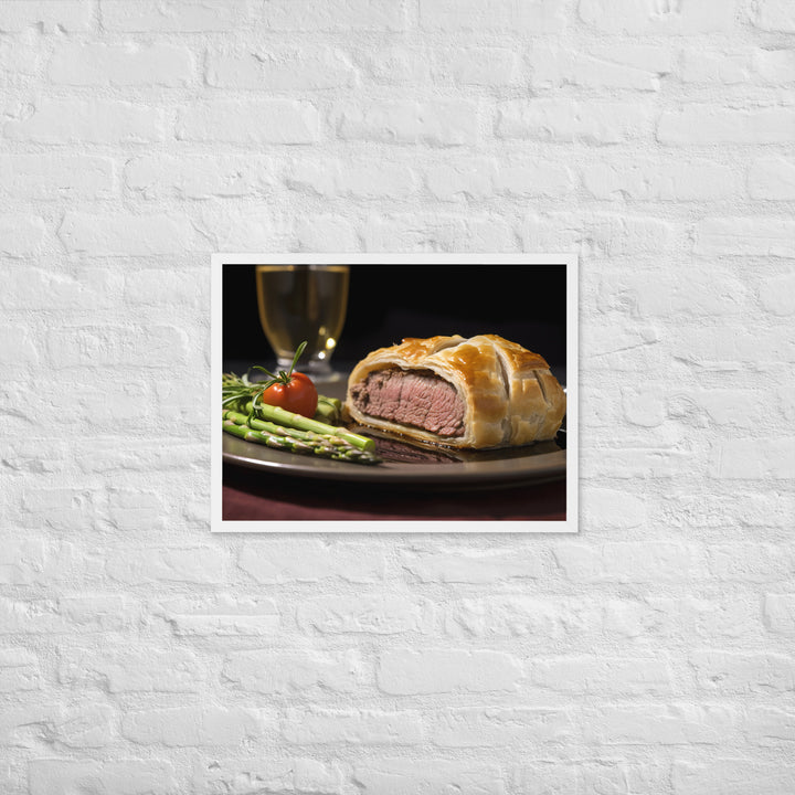 Beef Wellington Framed poster 🤤 from Yumify.AI