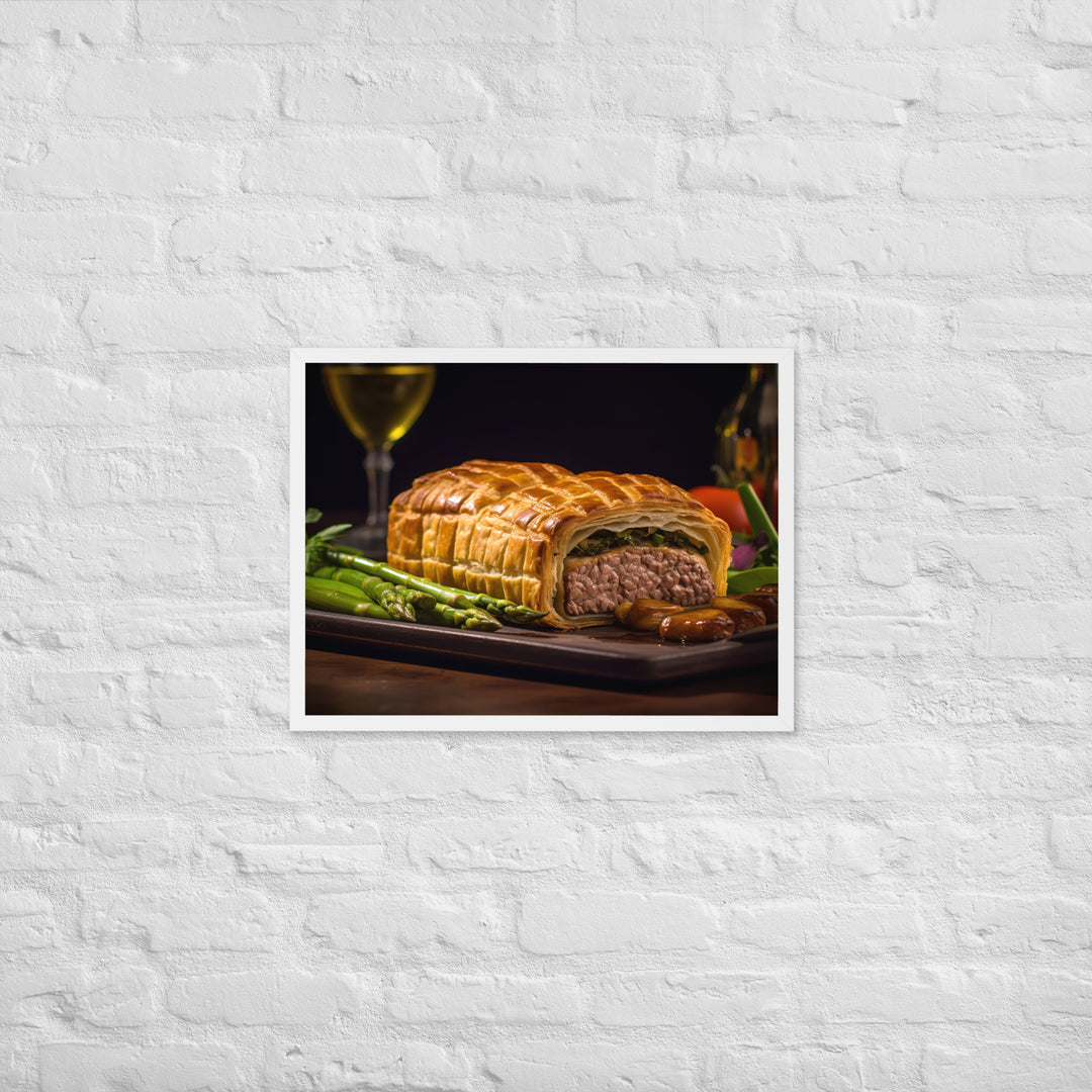 Beef Wellington Framed poster 🤤 from Yumify.AI