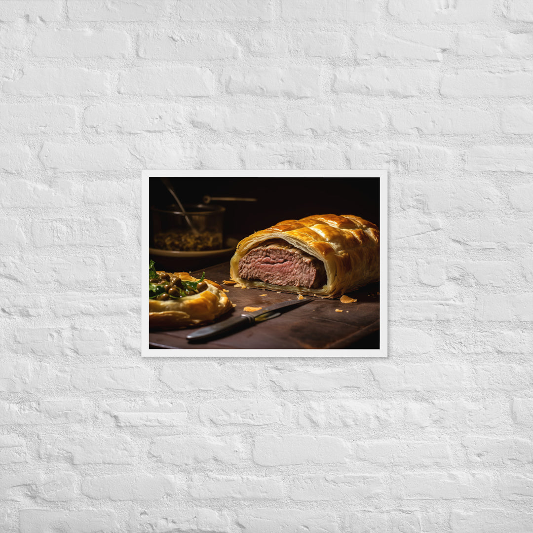 Beef Wellington Framed poster 🤤 from Yumify.AI