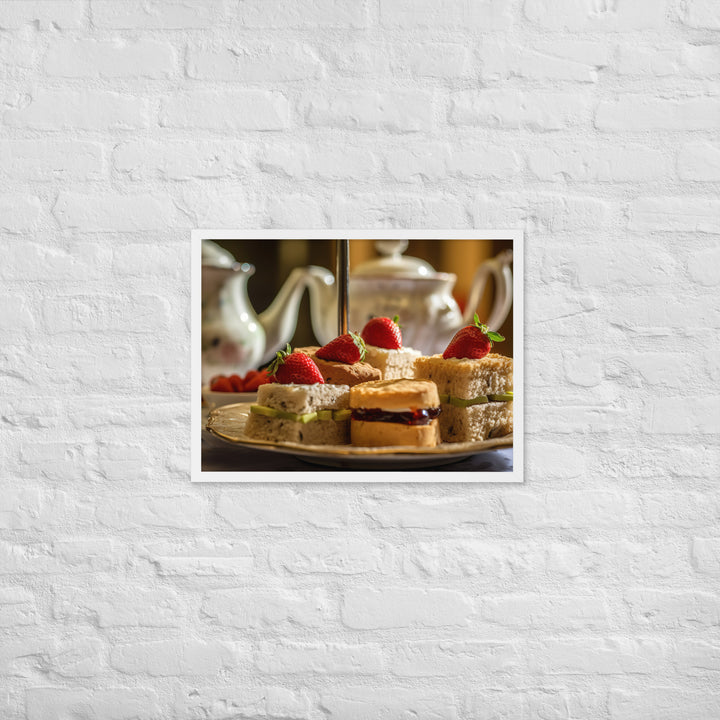 Afternoon Tea Framed poster 🤤 from Yumify.AI