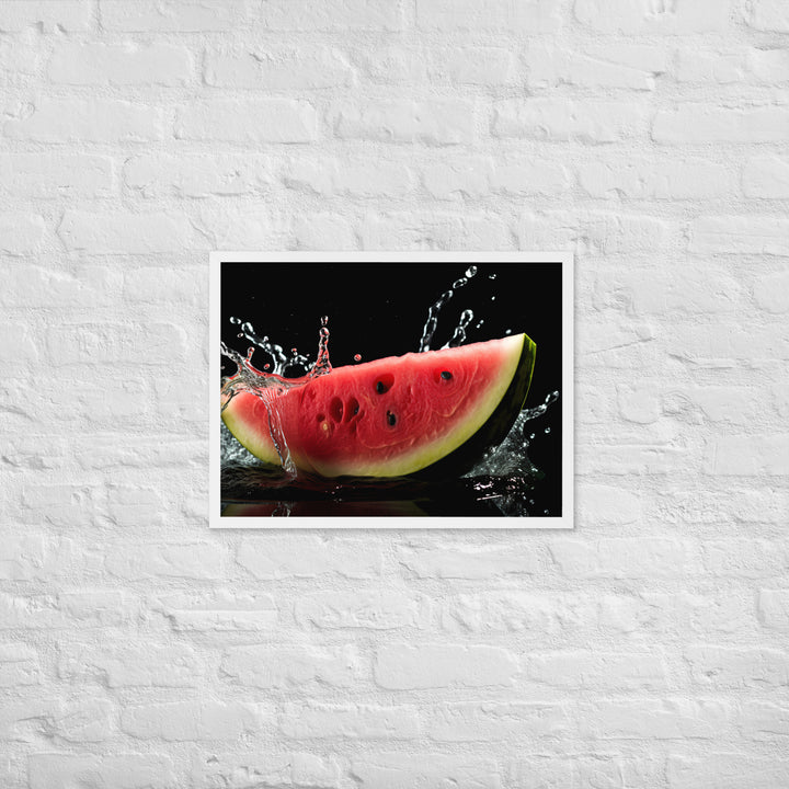 Watermelon Framed poster 🤤 from Yumify.AI