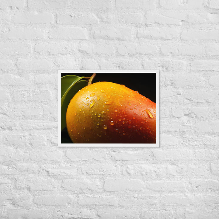 Mango Framed poster 🤤 from Yumify.AI