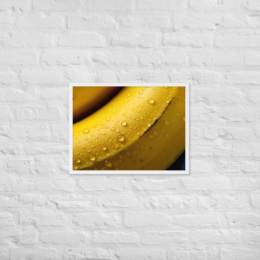 Banana Framed poster 🤤 from Yumify.AI