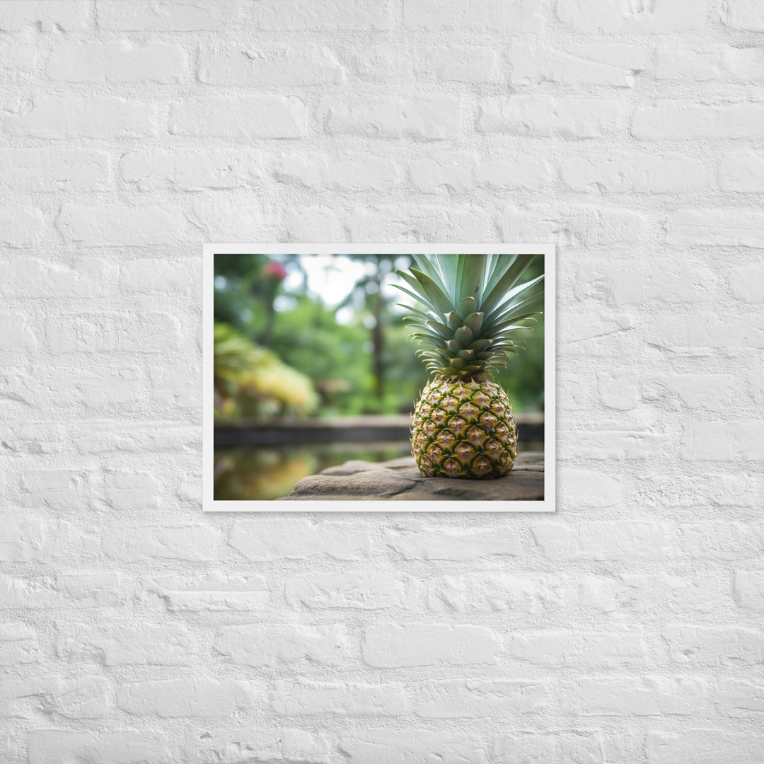 Tropical Oasis Framed poster 🤤 from Yumify.AI