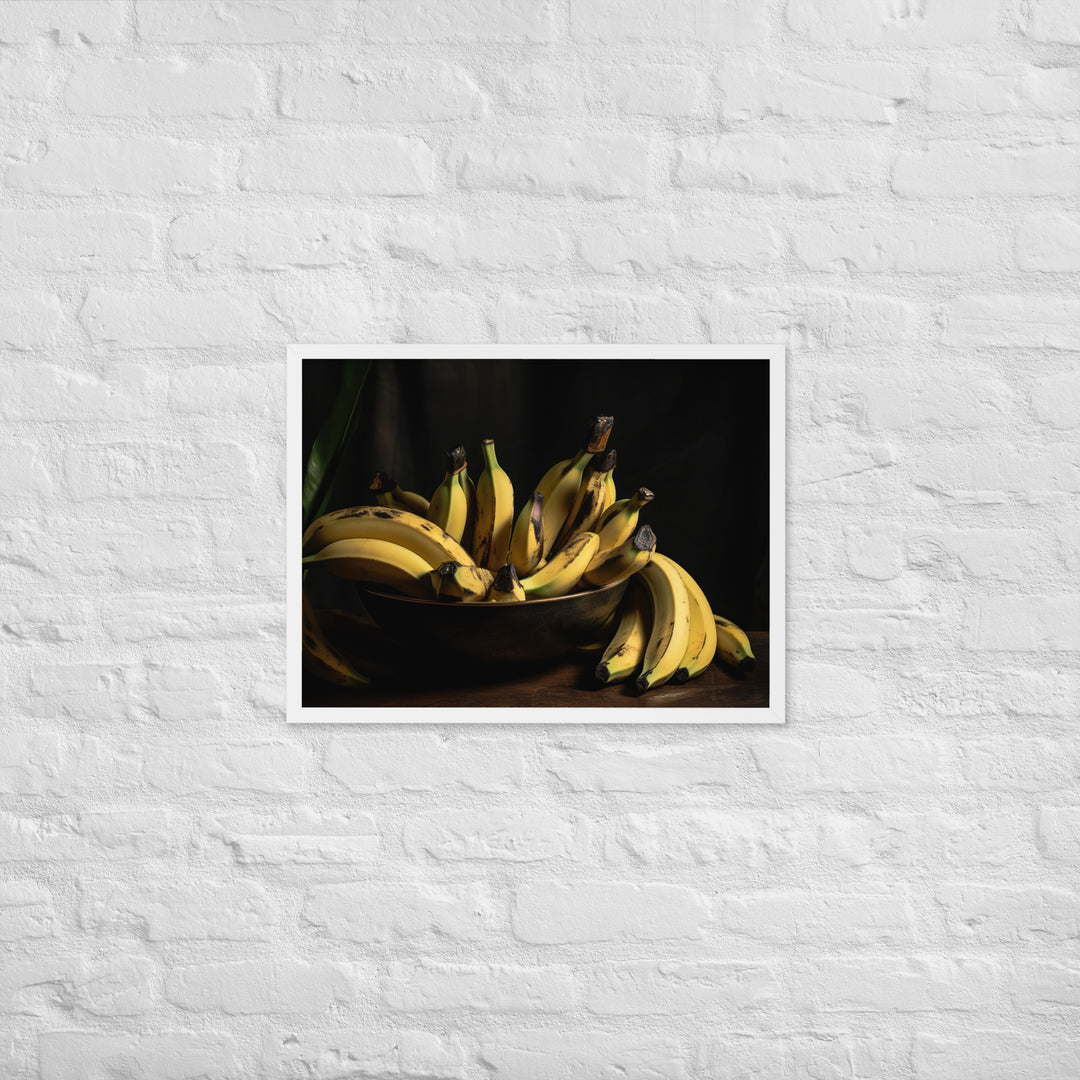 The Art of Banana Framed poster 🤤 from Yumify.AI