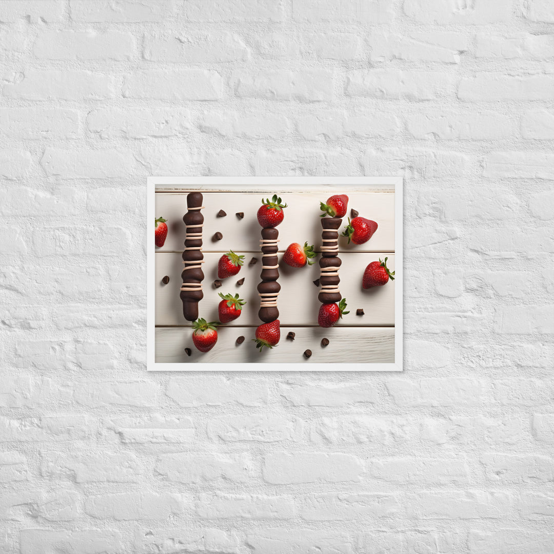 Sweet Summer Snack Framed poster 🤤 from Yumify.AI