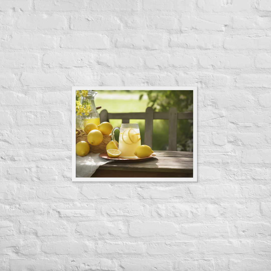 Lemonade Stand Framed poster 🤤 from Yumify.AI