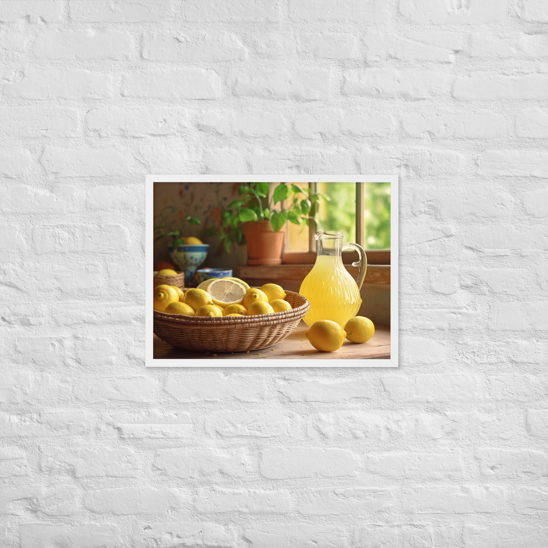 Lemonade Stand Framed poster 🤤 from Yumify.AI