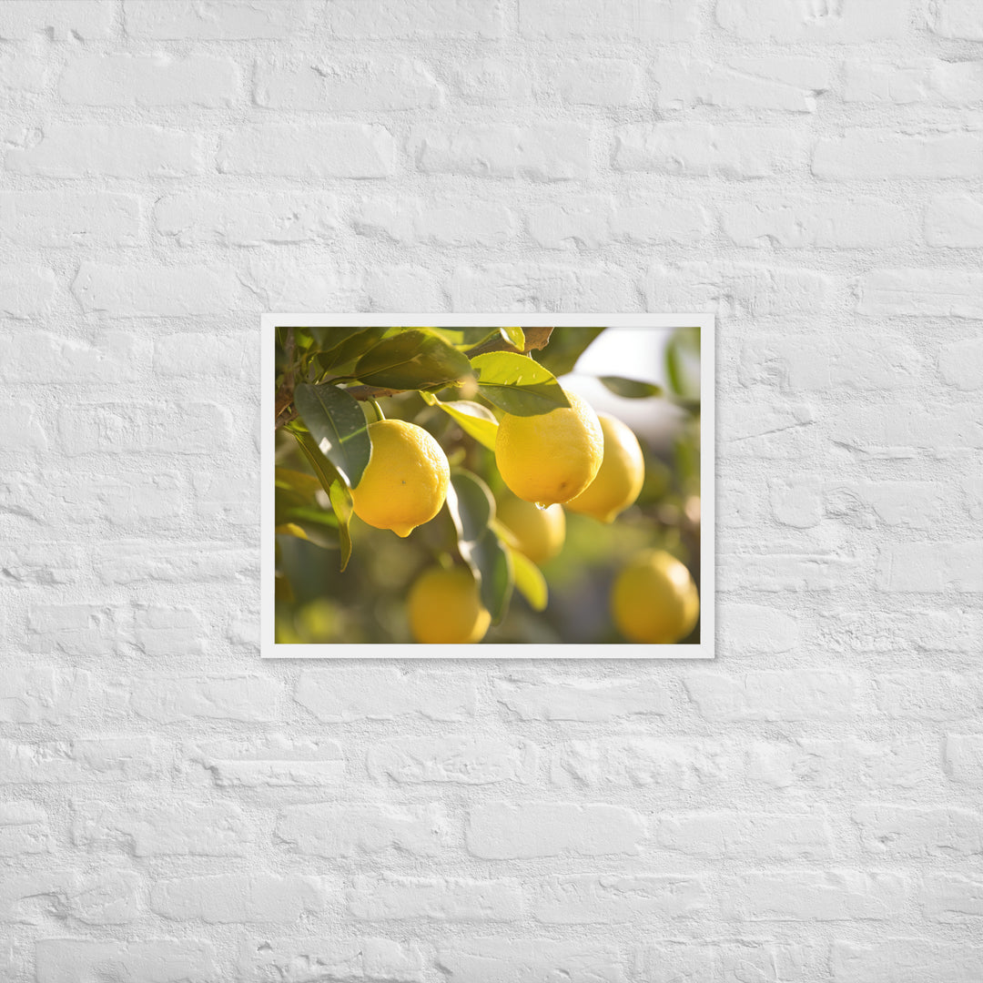 Lemon Tree Framed poster 🤤 from Yumify.AI