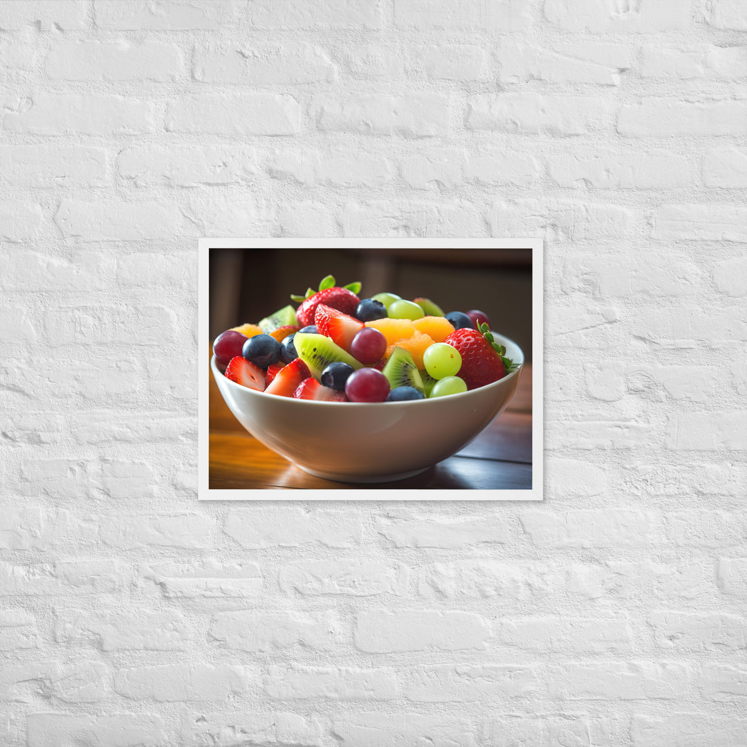 Kiwi Fruit Salad Framed poster 🤤 from Yumify.AI