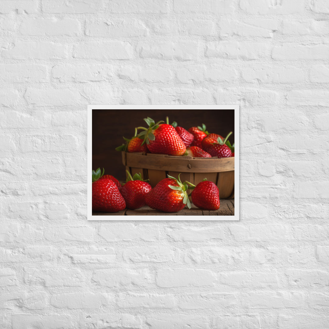 Juicy Red Delight Framed poster 🤤 from Yumify.AI