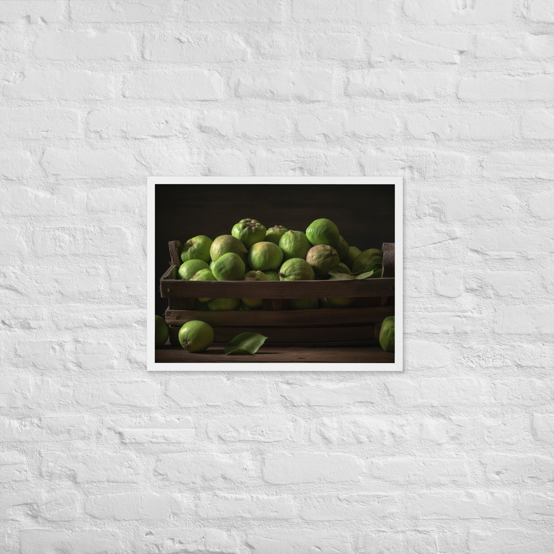 Guava Harvest Bounty Framed poster 🤤 from Yumify.AI