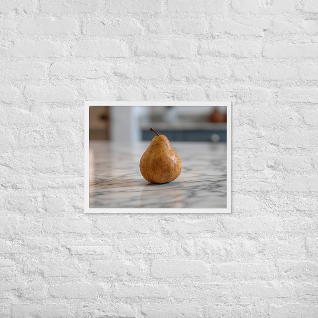 Bosc Pears Framed poster 🤤 from Yumify.AI