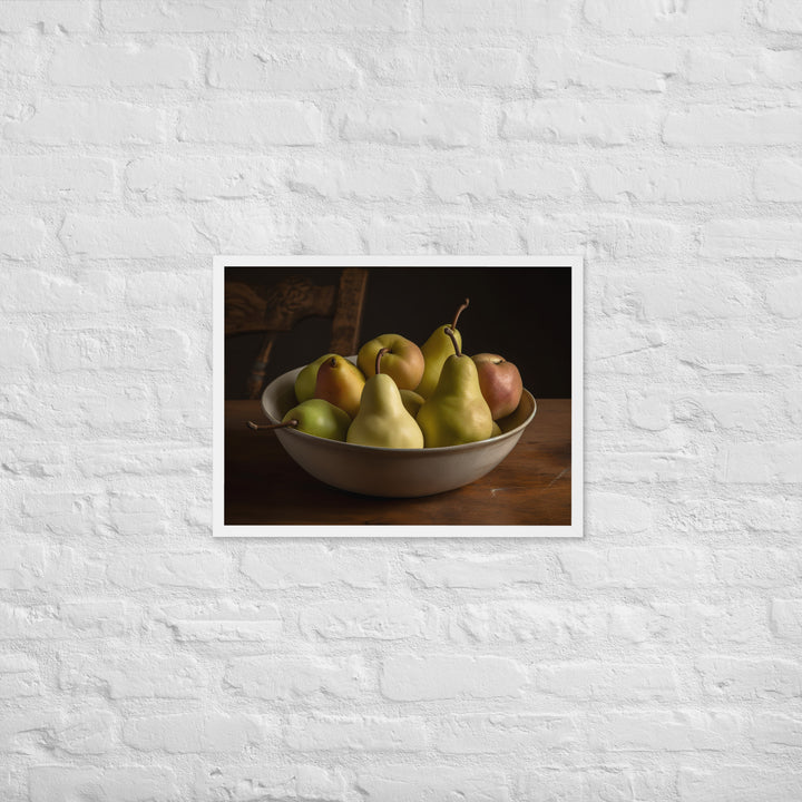 Bartlett Pears Framed poster 🤤 from Yumify.AI