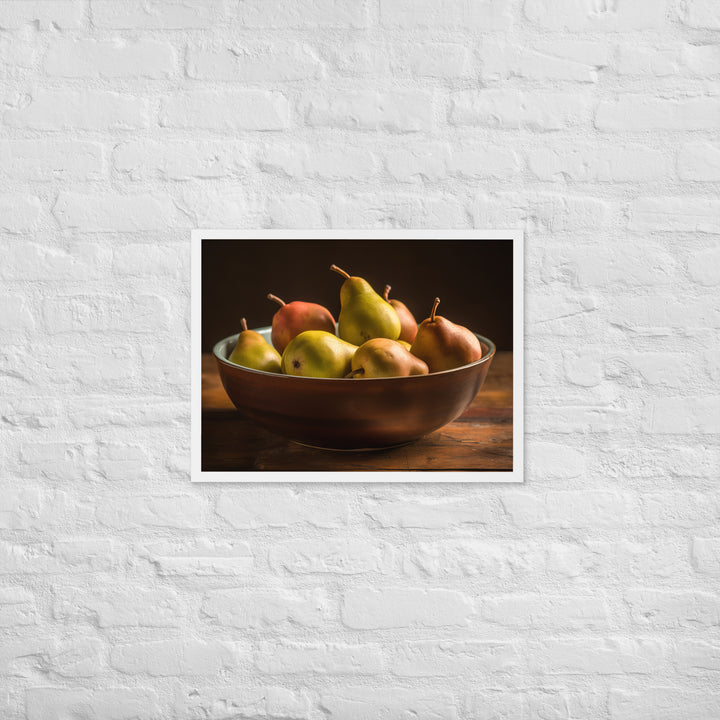 Bartlett Pears Framed poster 🤤 from Yumify.AI