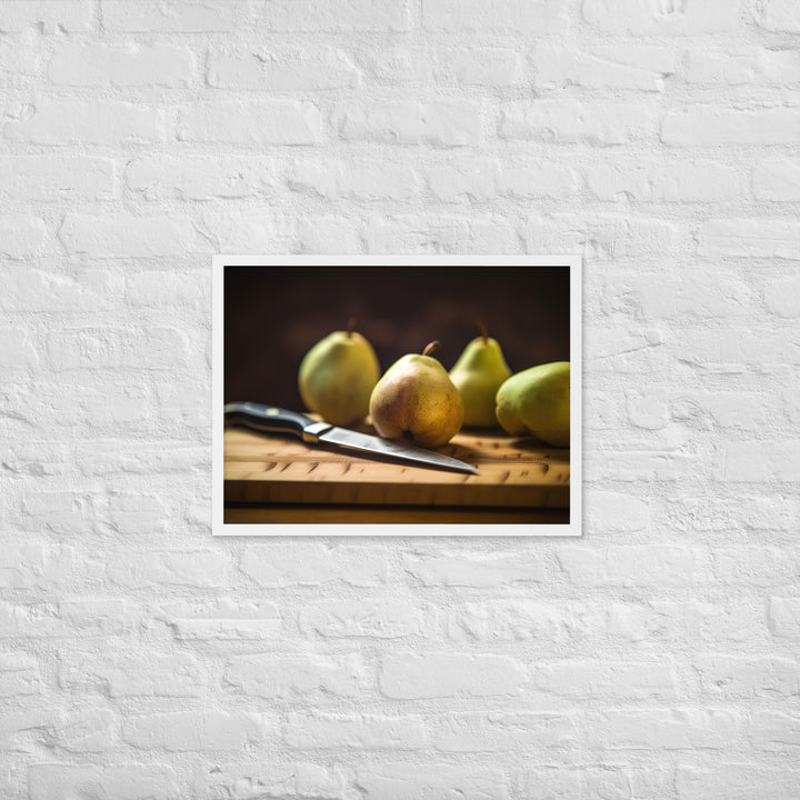 Asian Pears Framed poster 🤤 from Yumify.AI