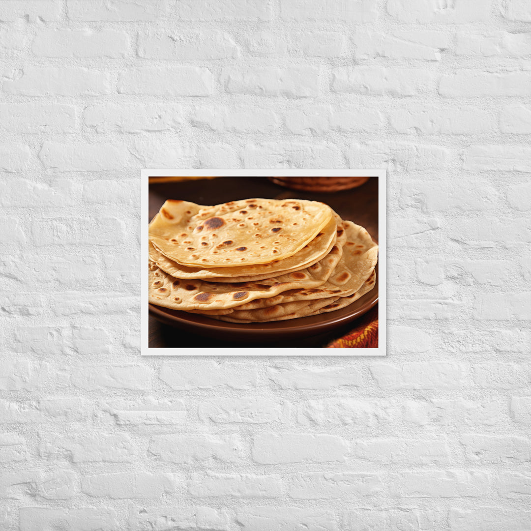 Chapati Framed poster 🤤 from Yumify.AI