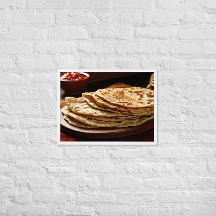 Chapati Framed poster 🤤 from Yumify.AI