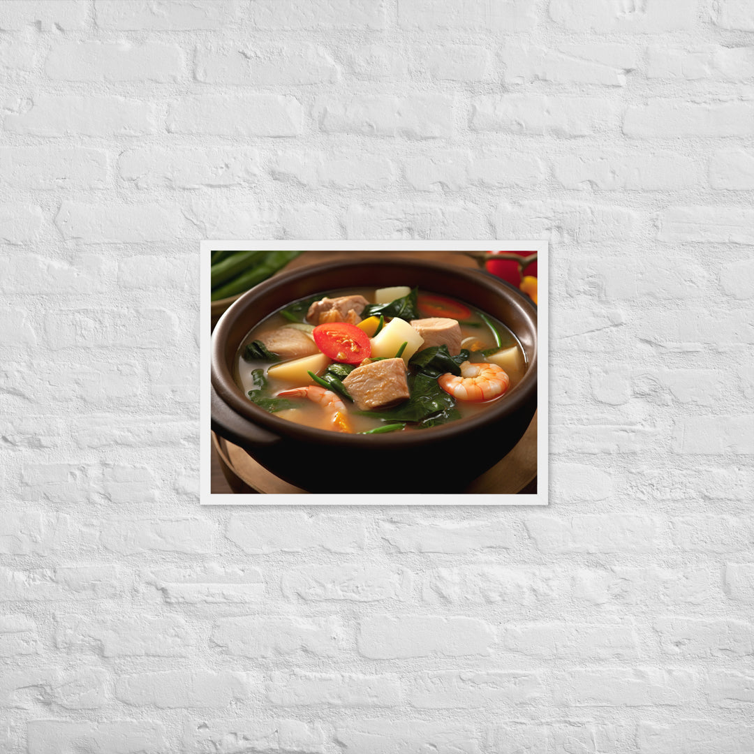 Sinigang Framed poster 🤤 from Yumify.AI