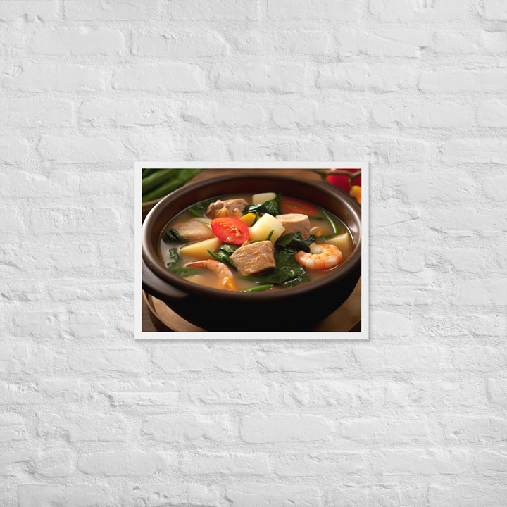 Sinigang Framed poster 🤤 from Yumify.AI