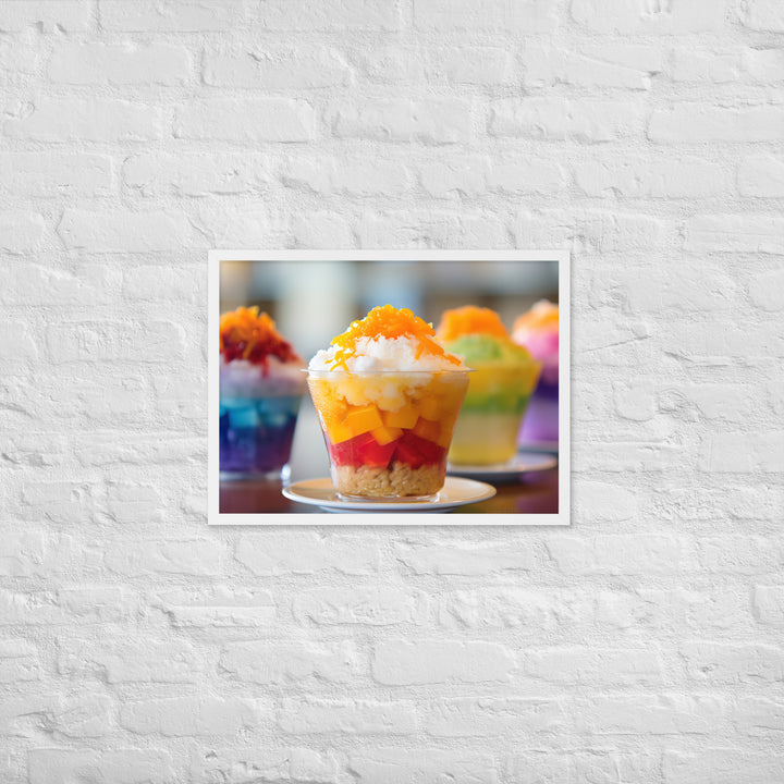 Halo Halo Framed poster 🤤 from Yumify.AI