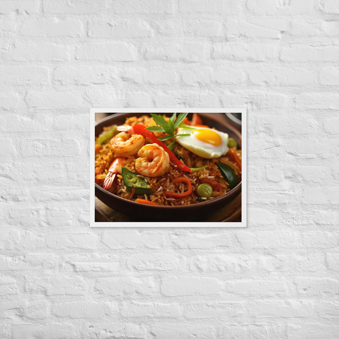 Nasi Goreng Framed poster 🤤 from Yumify.AI