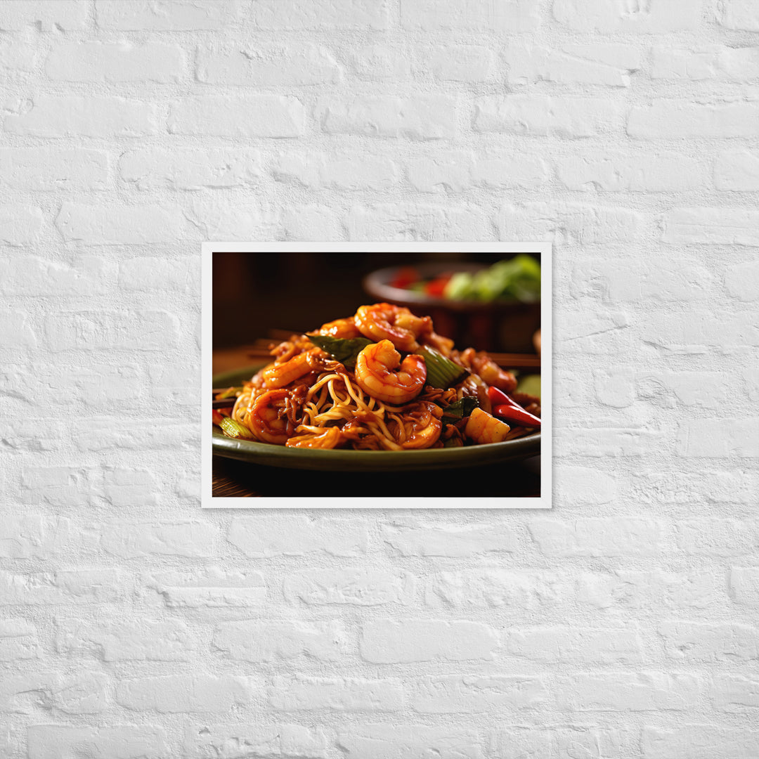 Mee Goreng Framed poster 🤤 from Yumify.AI